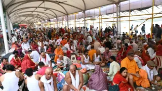 गयाजी पहुंचे पिंडदानी। फोटो जागरण