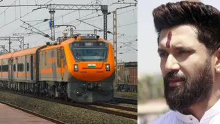 हाजीपुर के रास्ते अमृत भारत एक्सप्रेस चलाए जाने की घोषणा पर चिराग पासवान ने जताई खुशी। फाइल
