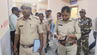 अस्पताल पहुंची पुलिस। (जागरण)