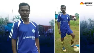 फुटबाल खिलाड़ी कजरू मुर्मू। (फाइल फोटो)