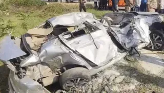 उदयपुर सड़क हादसे में दो की मौत।