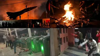 लवली प्रोफेशनल यूनिवर्सिटी में हंगामें की तस्वीरें।