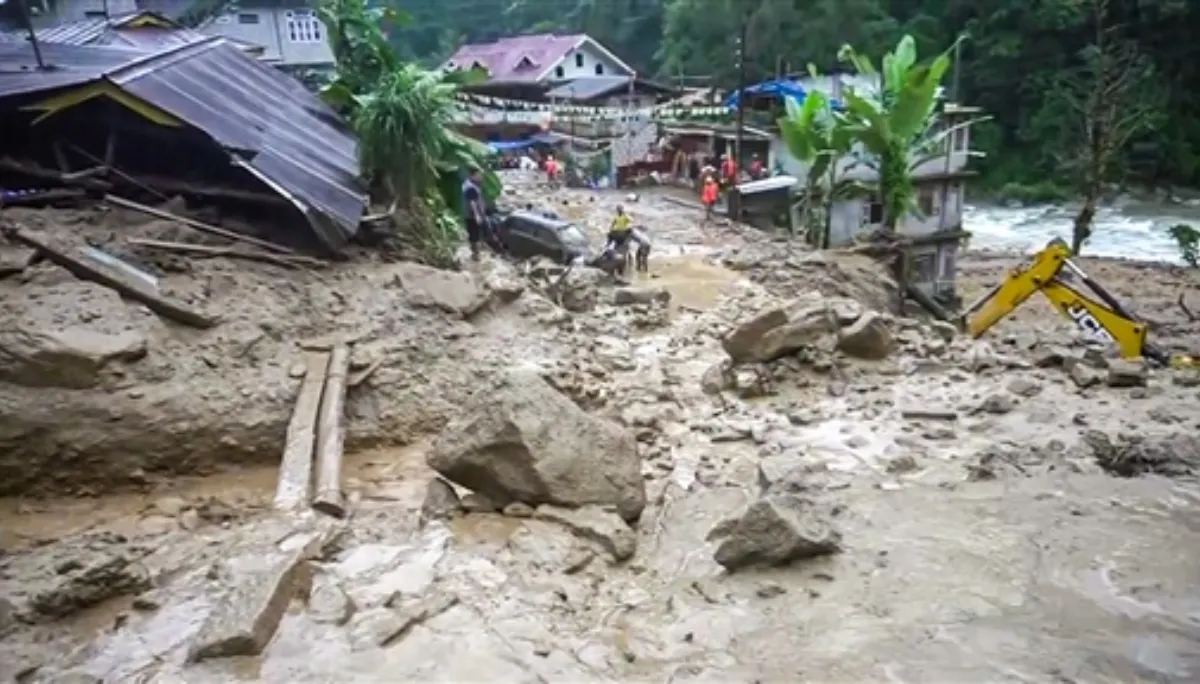 Massive devastation in Sikkim's Rimbi village (2)