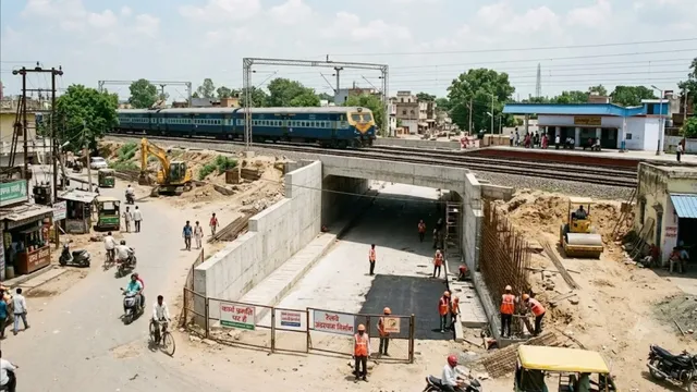 मुरादाबाद में 3 स्टेशनों पर 32 करोड़ से बढ़ेंगी सुविधाएं, फाटक की जगह बनेगा अंडरपास