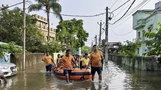मानसून की विदाई से पहले मौसम का यूटर्न। (पीटीआई)