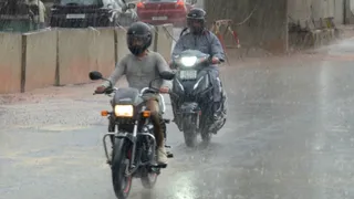 Agra Weather: बारिश का फाइल फोटो।
