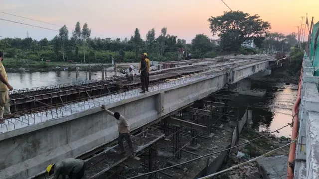 मुरादाबाद में 80% पूरा हुआ गागन नदी पर बने नए पुल का काम, दिसंबर से दौड़ेंगी गाड़ियां

