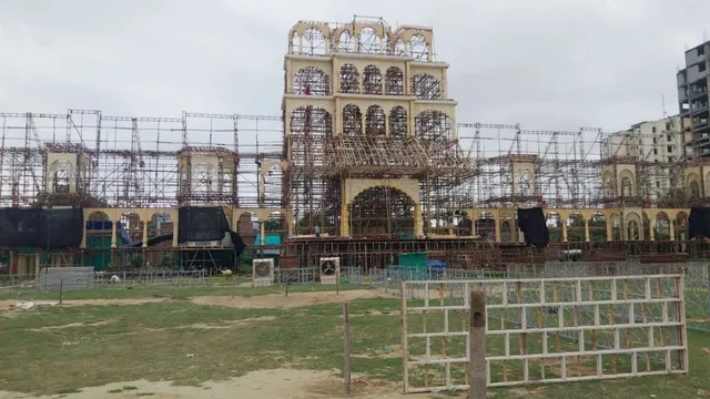 आगरा जनकपुरी महोत्सव: 60 फीट ऊंचे जनक महल में प्रभु श्रीराम के भव्य दर्शन, जोधपुर के झरोखे और बंगाल की रोशनी
