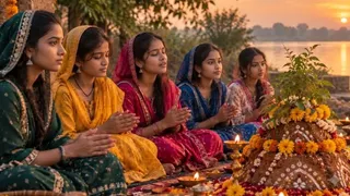 मालवा क्षेत्र में संज्या की परंपरा और लोकगीत (Image Source: AI Generated)