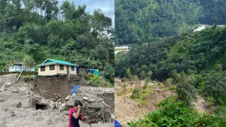 सिक्किम के रिम्बी में भूस्खलन के बाद राहत कार्य तेज