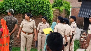 मौके पर पहुंची पुलिस। (जागरण)