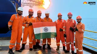 समुद्र मंथन के तहत ONGC की गैस खोज में शामिल IIT ISM के पूर्व छात्र। (फोटो साैजन्य)