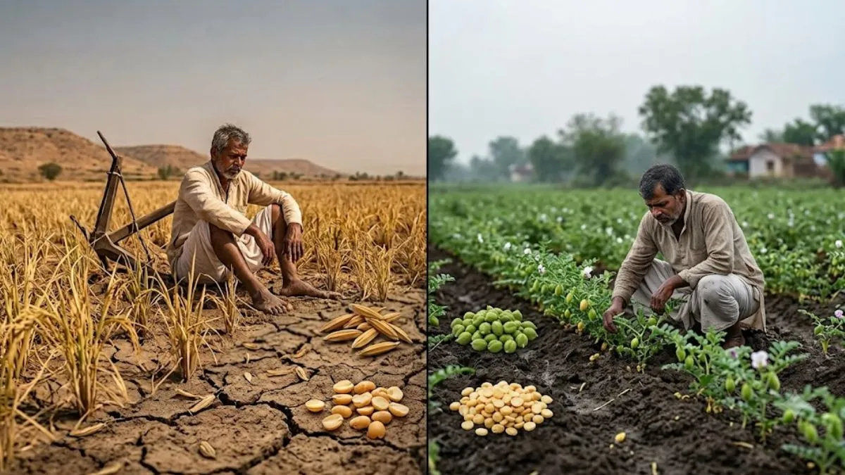 अल-नीनो का डबल अटैक: खरीफ के बाद अब रबी फसलों पर भी खतरा, क्या महंगे हो जाएंगे दाल-चावल?