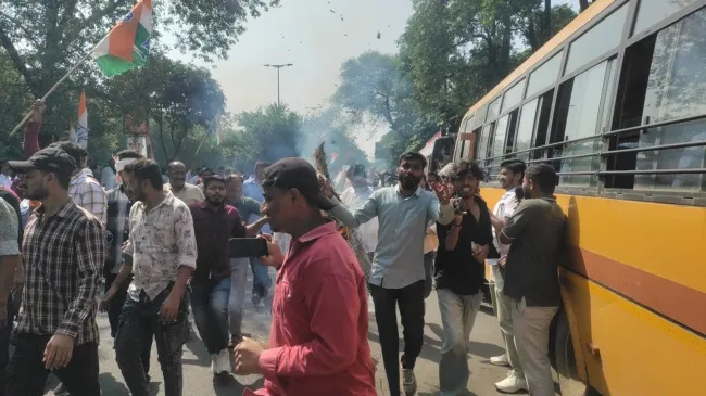 cong protest against CEC 21416
