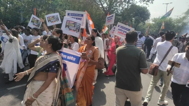 cong protest against CEC 21417