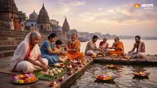 पुत्र न होने पर कौन श्राद्ध कर सकता है? (Picture Credits- AI Images)