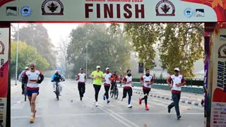 कश्मीर में 1 अक्टूबर को 'रन फॉर यूनिटी' मैराथन का आयोजन। (फाइल फोटो)