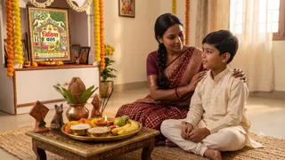 जितिया व्रत पर बच्चों से करवाएं ये शुभ काम, मिलेगा सौभाग्य का आशीर्वाद (Picture Credit: AI Generated)