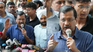 अरविंद केजरीवाल ने भाजपा पर निशाना साधा।