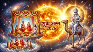 शुक्र अस्त: जानें क्यों इस दौरान नहीं होते शादी-विवाह (Picture Credit: AI Generated)