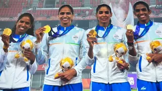 एशियाई खेलों में किरण पहल ने स्वर्ण पदक जीतकर देश का नाम रोशन किया।