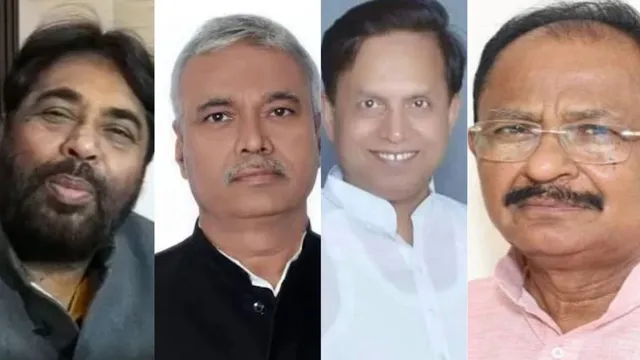 नवल क‍िशोर यादव, सर्वेश कश्‍यप, प्रो. एनके यादव और नरेंद्र प्रसाद स‍िंह। फाइल