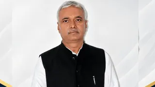 दरभंगा स्नातक निर्वाचन क्षेत्र से एनडीए उम्मीदवार सर्वेश कुमार।