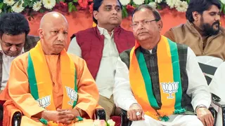 UP MLC Election Candidate List 2026 सीएम योगी आदित्यनाथ और बीजेपी प्रदेश अध्यक्ष पंकज चौधरी (Photo-PTI)
