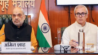 अमित शाह और उमर अब्दुल्ला (फाइल फोटो)