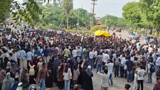 छात्रों के प्रदर्शन का फाइल फोटो।