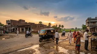 बिहार का मौसम(एआई जेनरेटेड तस्वीर)