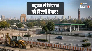 दिल्ली में प्रदूषण से निपटने के लिए सरकार ने बनाए नियम (AI Image)