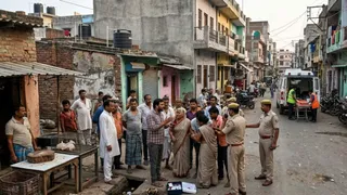 चाकू से प्रेमिका का गला रेता (एआई जेनरेटेड तस्वीर)