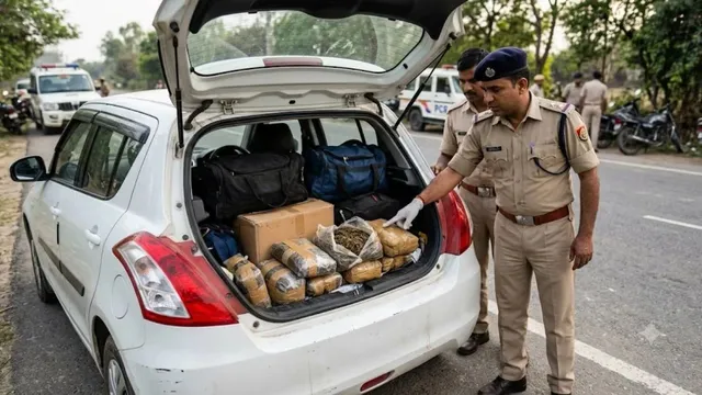 हरियाणा में स्विफ्ट की डिग्गी में मिला था 4 किलो गांजा, अब 5 महीने बाद आरोपी को किया गया काबू

