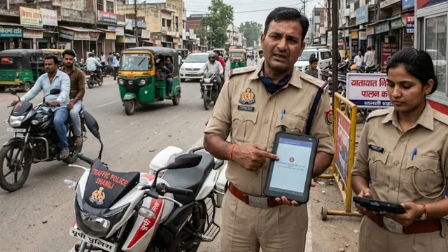 अपडेशन के चलते शामली में 72 घंटे से ठप पड़ी ई-चालान सेवा, पुलिस सिर्फ फोटो खींचने को मजबूर
