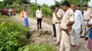 नालों और बांधों पर रात में भी पहरा