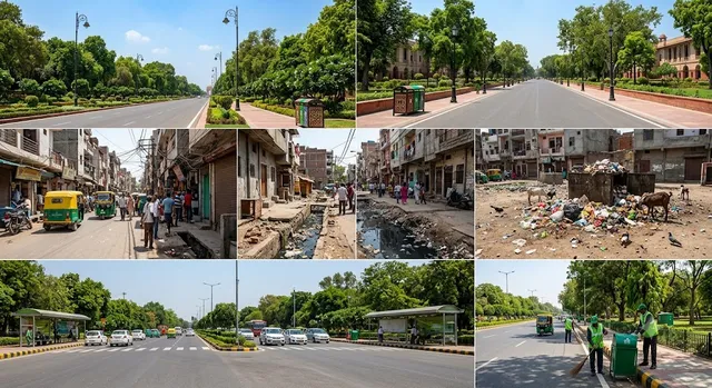 आदर्श स्वच्छ शहर बनाने की घोषणा, पर MCD इलाके में कूड़े के ढेर और टूटी नालियां बनीं बड़ी चुनौती