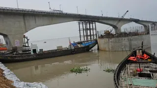 Vikramshila Setu Repair भागलपुर में विक्रमशिला सेतु बंद होने पर गंगा में दौड़ेगा जहाज