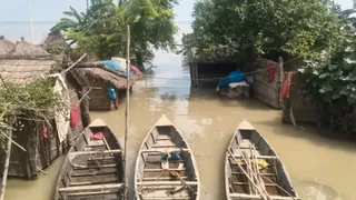 गोपालगंज में बाढ़। फोटो जागरण