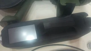 ट्रेड शो में पुलिस के स्टाल पर रखी, विस्फोटकों की पहचान करने वाली 'एक्सप्लोसिव वेपर डिटेक्टर' डिवाइस। फोटो: जागरण