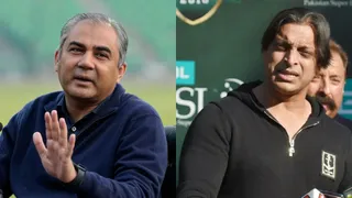 मोहसिन नकवी-शोएब अख्तर