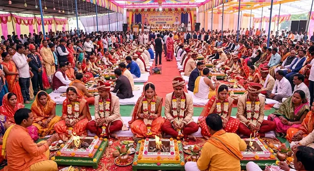 सामूहिक विवाह योजना: 920 वधुओं के खाते में भेजे 5.88 करोड़, गहनों के लिए अकाउंट में भेजे 4000 
