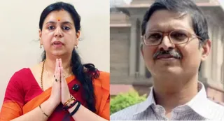 दिव्या मित्तल व पूर्व आइपीएस अधिकारी अमिताभ ठाकुर की फाइल फोटो।