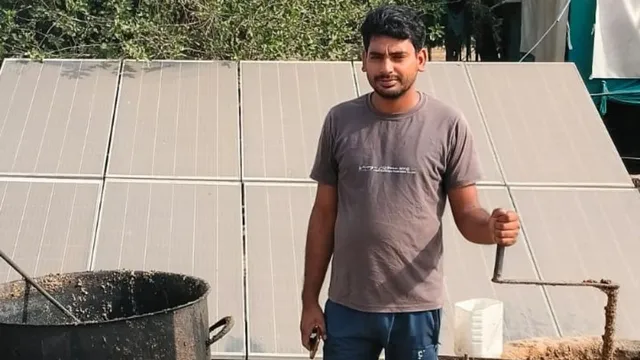 नारनौल के किसान ओमवीर ने गोबर से गैस बनाकर बची स्लरी से तैयार की प्राकृतिक खाद, ऐसे घटाया खेती और गृहस्थी का खर्च
