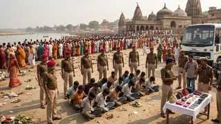 पुलिस ने 13 चोर-उचक्कों को किया गिरफ्तार (एआई जेनरेटेड तस्वीर)