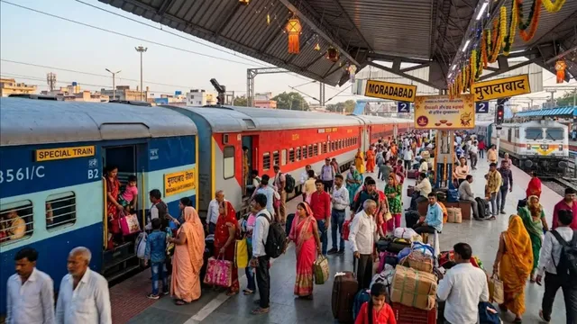 दीपावली और छठ पर मुरादाबाद से होकर चलेंगी 50 स्पेशल ट्रेनें, बिहार-झारखंड के यात्रियों का सफर होगा आसान