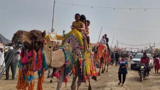 हापुड़ में लगा गढ़ गंगा मेला।
