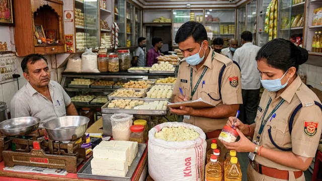 पनीर-खोवा समेत कई नमूने फेल, खाद्य सुरक्षा विभाग की बड़ी कार्रवाई, औरैया में 15 कारोबारियों पर 5.10 लाख का जुर्माना

