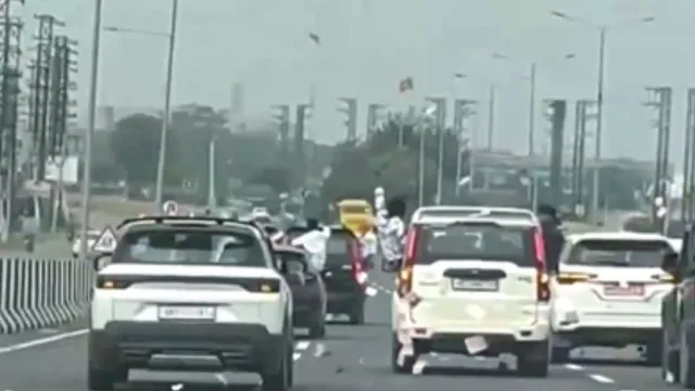 पलवल में एनएच-19 पर हुड़दंगबाजी और रील्स बनाना पड़ा भारी, 35 हजार चालान के साथ दो गाड़ियां जब्त
