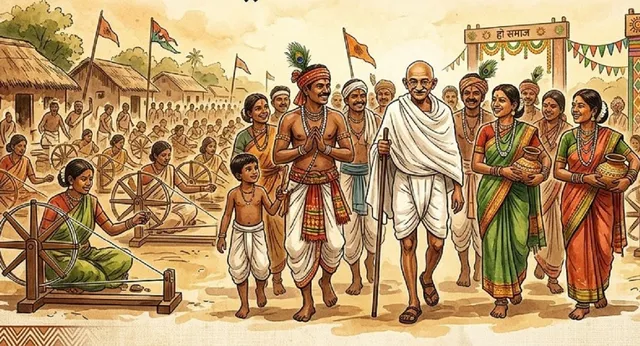 1925 में चाईबासा पहुंचे थे बापू, 'हो' भाषा में गूंजा था खादी का संदेश, सभा में 400 लोगों ने एक साथ चलाया था चरखा
